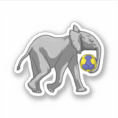 Leefmiddel bij handbalsport sticker (Voorkant)