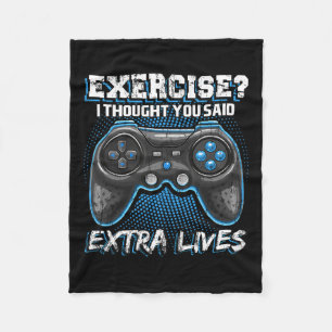 Leeft Grappige Video Game Controller Retro Gamer J Fleece Deken