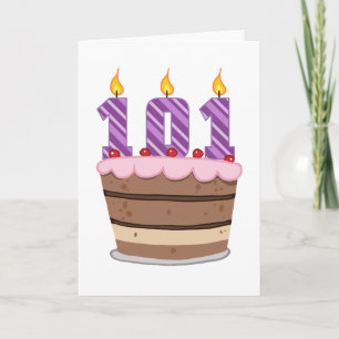 Leeftijd 101: Birthday Cake Kaart