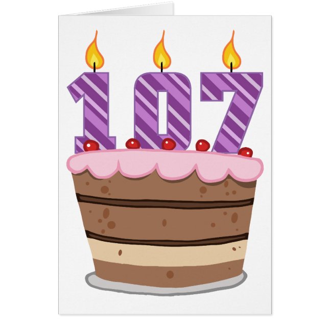 Leeftijd 107: Birthday Cake (Voorkant)