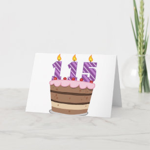 Leeftijd 115: Birthday Cake Kaart