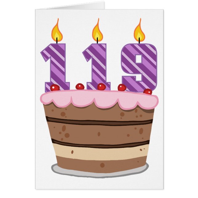 Leeftijd 119: Birthday Cake (Voorkant)
