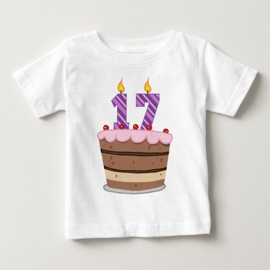 Leeftijd 17 op de Birthday Cake (Voorkant)