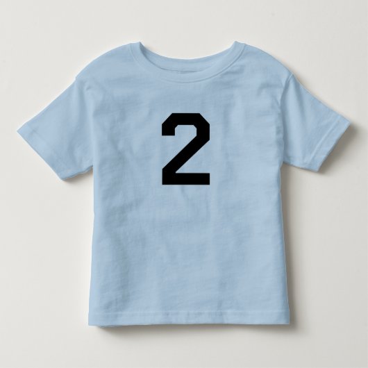Leeftijd 2 twee T-shirt (Voorkant)