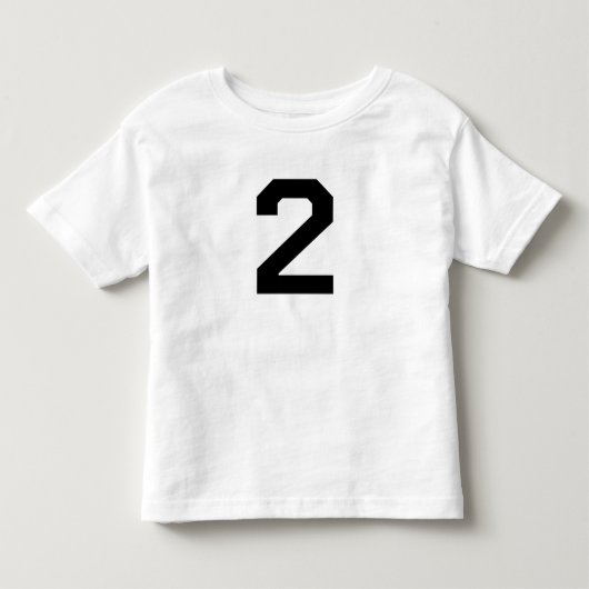 Leeftijd 2 twee T-shirt (Voorkant)
