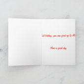 Leeftijd 30 Road Sign snelheidslimiet kaart, Naam  Kaart (Binnen)