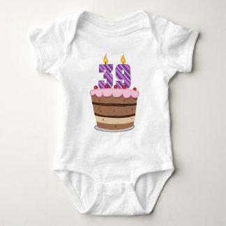 Leeftijd 39 op de Birthday Cake Romper
