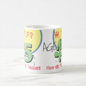 Leeftijd 45. WTF? Hoe is dat gebeurd! 45e verjaard Koffiemok (Center)