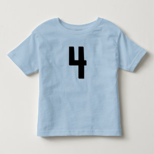LEEFTIJD 4 VIER GRAPPIGE JERSEY T-SHIRT