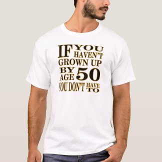 Leeftijd 50 t-shirt