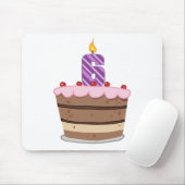 Leeftijd 6: Birthday Cake Muismat (Met muis)