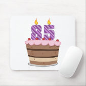 Leeftijd 85 op de Birthday Cake Muismat (Met muis)