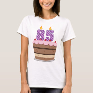 Leeftijd 85 op de Birthday Cake T-shirt