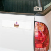 Leeftijd 9: Birthday Cake Bumpersticker (Op Truck)