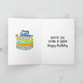 Leeftijd betekent niet dat je een schamele dag moe kaart (Binnen)