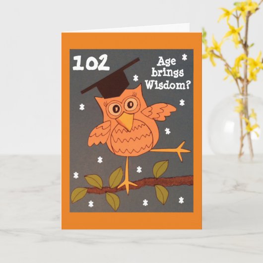 Leeftijd brengt Wijsheidskaart Kaart (Gele Bloem)