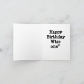 Leeftijd brengt Wijsheidskaart Kaart (Binnen)