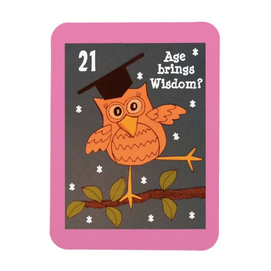 Leeftijd brengt Wijsheidskaart Magneet (Verticaal)