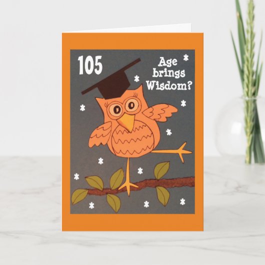 Leeftijd brengt Wisdom-kaart Kaart (Voorkant)