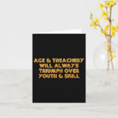 Leeftijd en kamp; verraad zal altijd zegevieren ov kaart (Gele Bloem)