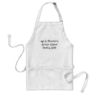 Leeftijd en Treachery Apron Standaard Schort