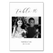 Leeftijd Foto's Wedingstabel Kaart (Voorkant)