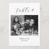 Leeftijd Foto's Wedingstabel Kaart (Voorkant)