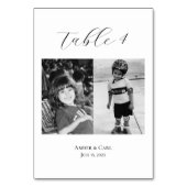 Leeftijd Foto's Wedingstabel Kaart (Voorkant)