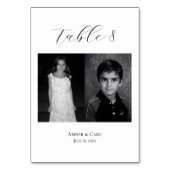 Leeftijd Foto's Wedingstabel Kaart (Voorkant)