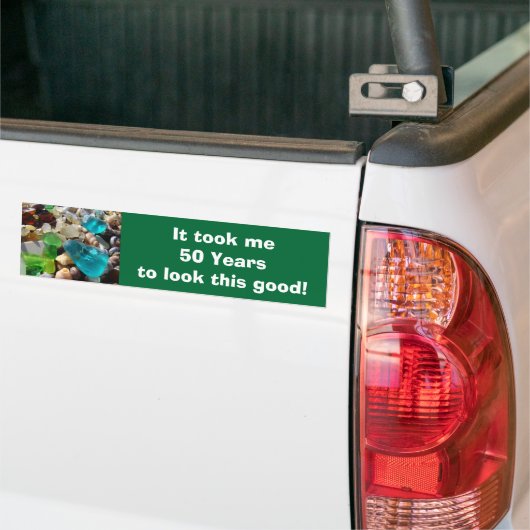 Leeftijd Funny Bumperstickers 50 jaar oud (Op Truck)