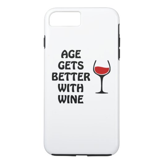 Leeftijd Gaat Beter Met Wijn Case-Mate iPhone Case (Achterkant)