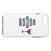 Leeftijd Gaat Beter Met Wijn Case-Mate iPhone Case (Achterkant (Horizontaal))