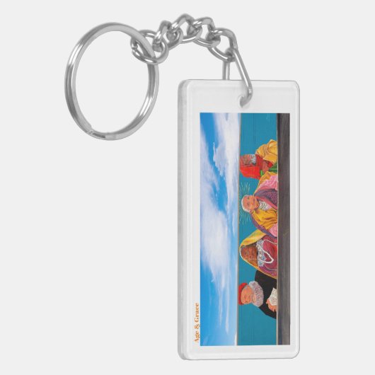 Leeftijd & Genade Sleutelhanger (Voorkant Links)