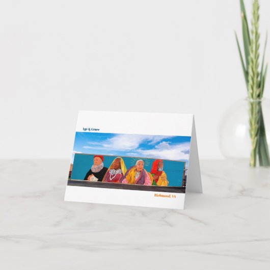 Leeftijd & Grace-briefkaarten Notitiekaartje (Voorkant)