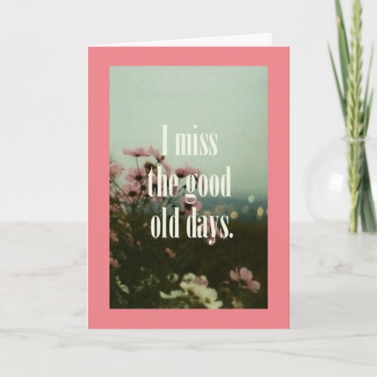 **LEEFTIJD HUMOR** VOOR "UW GROTE DAG" KAART (Voorkant)