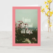 **LEEFTIJD HUMOR** VOOR "UW GROTE DAG" KAART (Gele Bloem)