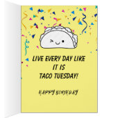 Leeftijd  Humoristische Verjaardag Kaart (Binnen (Rechts))