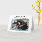 LEEFTIJD IS EEN GEHEIM BIJ ME=OVER THE HILL DOG HU KAART (Gele Bloem)