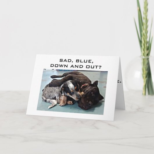 LEEFTIJD IS EEN GEHEIM BIJ ME=OVER THE HILL DOG HU KAART (Voorkant)