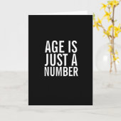 Leeftijd is een grappig Happy Birthday Wenskaart Kaart (Gele Bloem)