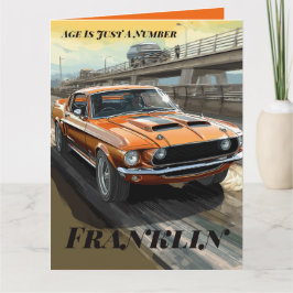 Leeftijd is gewoon een nummer klassieke auto verja kaart