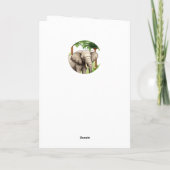 Leeftijd is Irrelephant Grappige Olifant Gelukkige Kaart (Achterkant)