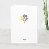 Leeftijd is irrelevant Cute Elephant Funny Birthda Kaart (Achterkant)