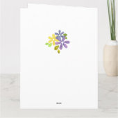 Leeftijd is irrelevant Cute Funny Elephant Birthda Kaart (Achterkant)