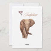 Leeftijd is irrelevant feestdagenkaart (Achterkant)