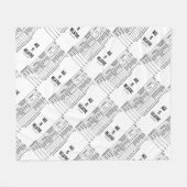 Leeftijd is relatief (geologische Humor) Fleece Deken (Voorkant (Horizontaal))