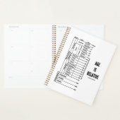 Leeftijd is relatief geologische tijdschaal geek H Planner (Display)