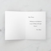 Leeftijd is slechts een aantal dagen Wenskaart Kaart (Binnen)