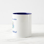 Leeftijd is slechts een getal en de mijne staat ni tweekleurige koffiemok (Center)