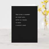 Leeftijd is slechts een getal kaart (Gele Bloem)